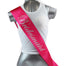 Sashes Hens Night Party Hot Pink/Silver - Bridesmaid