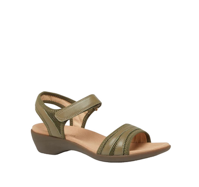 Hush Puppies Womens Amazing Sage Slip On Leather Slides Sandals