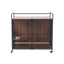 i.Pet 2-in-1 Wooden Dog Crate 99cm Pet Cage Furniture End Table Wheels Black