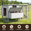 i.Pet Chicken Coop 219cm Rabbit Hutch Poultry Cage Outdoor Enclosure Wood