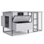 i.Pet Chicken Coop 219cm Rabbit Hutch Poultry Cage Outdoor Enclosure Wood