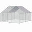 i.Pet Chicken Coop Rabbit Hutch Outdoor Run Walk in Hen Cage Ferret House 3x3x2m
