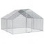 i.Pet Chicken Coop Rabbit Hutch Outdoor Run Walk in Hen Cage Ferret House 3x3x2m