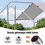 i.Pet Chicken Coop Rabbit Hutch Outdoor Run Walk in Hen Cage Ferret House 3x3x2m