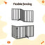 i.Pet Dog Gate Playpen Enclosure 3 Panels Pet Door Fence Wooden Play Pen Stair