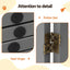 i.Pet Dog Gate Playpen Enclosure 3 Panels Pet Door Fence Wooden Play Pen Stair