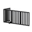 i.Pet Dog Gate Playpen Enclosure 4 Panels Pet Door Fence Wooden Play Pen Stair