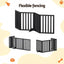i.Pet Dog Gate Playpen Enclosure 4 Panels Pet Door Fence Wooden Play Pen Stair