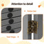 i.Pet Dog Gate Playpen Enclosure 6 Panels Pet Door Fence Wooden Play Pen Stair