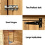 i.Pet Dog Kennel Extra Large 2.28M Wooden House Bed Outdoor Pet Puppy Cabin Log