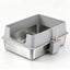 i.Pet XXL Cat Litter Box Stainless Steel Jumbo Semi-Enclosed Pet Kitty Toilet Grey