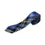 Mens Cornflour Blue With Black & Yellow Plaid Striped 5cm Skinny Neck Tie