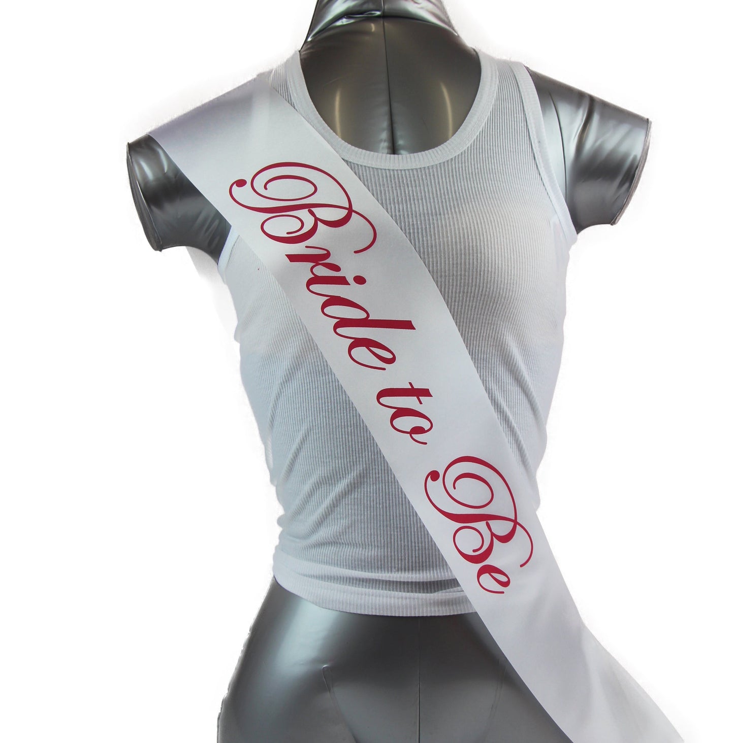 Sashes Hens Sash Party White/Pink - Bride To Be