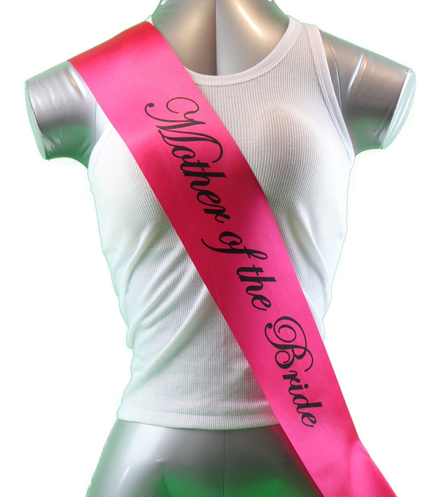 Sashes Hens Sash Party Bridal Hot Pink/Black - Mother Of The Bride