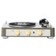 Gadhouse Brad MKII Record Player - Grey + Entertainment Stand Bundle - Black