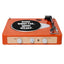 Gadhouse Brad MKII Record Player - Tangerine + Bundled Majority D40 Bluetooth Speakers