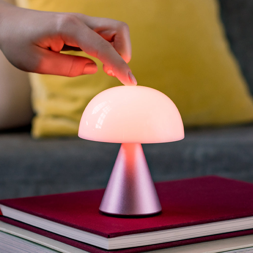 Lexon Mina M Medium Portable Led Lamp - Pink