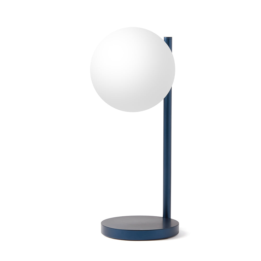 Lexon Bubble Desk Lamp With Built-In Wireless Charger - Blue