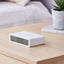 Lexon Flip Classic Reversible Alarm Clock - White