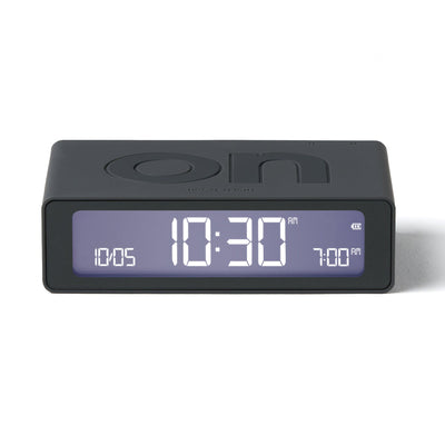 Lexon Flip Mini Reversible Alarm Clock - Grey