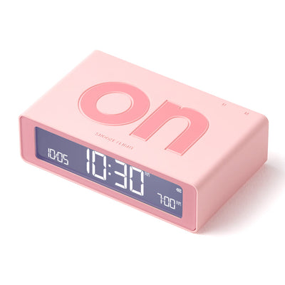 Lexon Flip Mini Reversible Alarm Clock - Pink