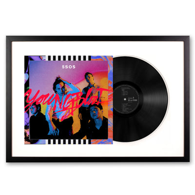 Framed 5 Seconds of Summer Youngblood Vinyl Album Art