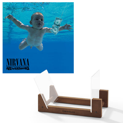 Nirvana Nevermind - Vinyl Album & Crosley Record Storage Display Stand