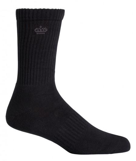 20 X Kinggee Work Socks Black Crew