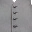 Dark Grey Boys Junior Cotton Vest Adjustable Waistcoast & Matching Bow Tie Set