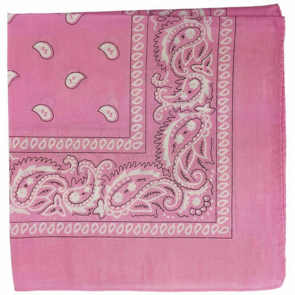 Bandana Paisley Head Wrap 100% Cotton Neck Scarf Bandanna