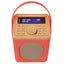 Majority Little Shelford Bluetooth & DAB Radio with Bluetooth-Red