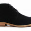 Mens Zasel Sage Boots Black Casual Suede Work Dress Casual Shoes Lace Up
