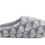 Womens Grosby Marsha Grey Love Hearts Slippers Slip On Ladies Shoes