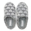 Womens Grosby Marsha Grey Love Hearts Slippers Slip On Ladies Shoes