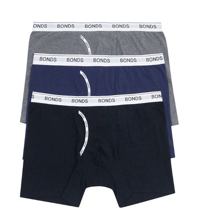 6 x Bonds Mens Guyfront Mid Trunks Underwear - 01K