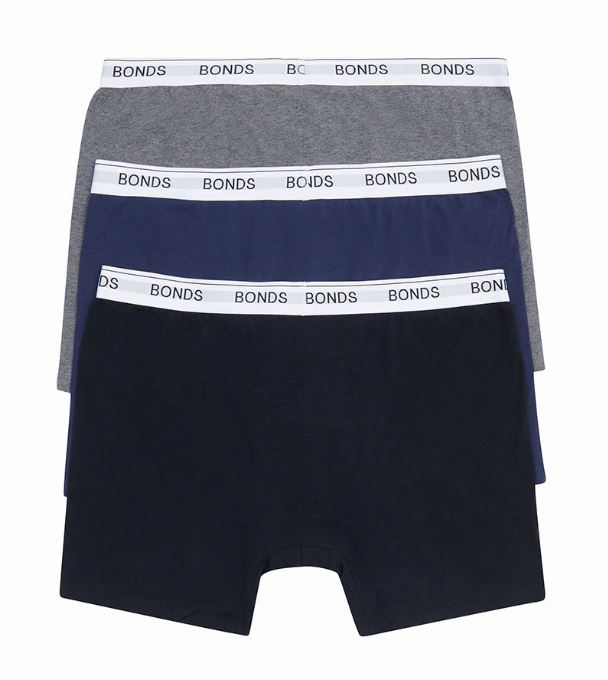 12 X Bonds Mens Guyfront Mid Trunks Underwear - 01K