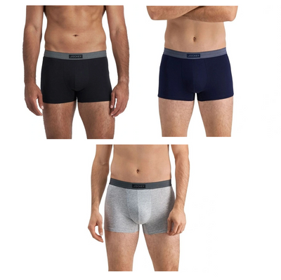 9 x Mens Jockey Comfort Classics Cotton Trunks Underwear Mixed Pack