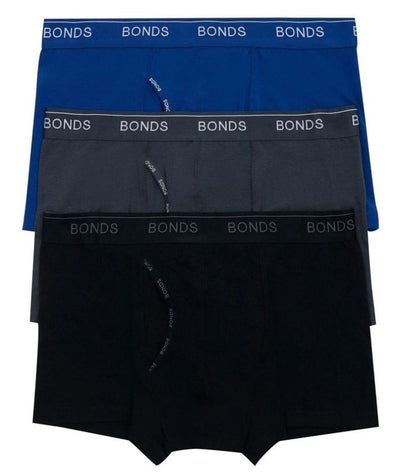 3 Pack X Bonds Mens Guyfront Luxe Trunks Underwear - 11K