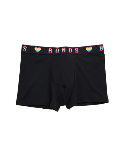 10 x Bonds Mens Guyfront Pride Trunks Underwear Undies Black