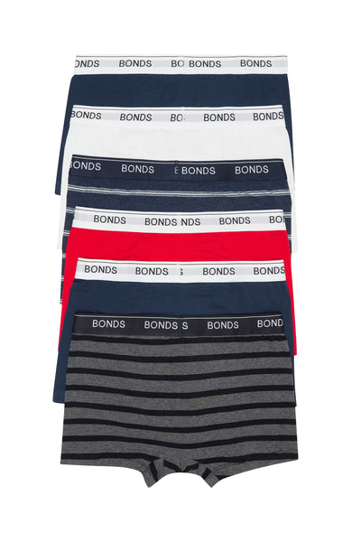 24 X Bonds Mens Guyfront Trunks Underwear Navy Red White Grey