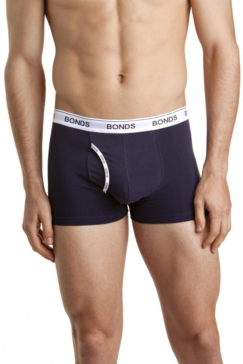 6 x Bonds Mens Guyfront Trunks Underwear Navy Red White Grey