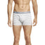 4 x Mens Bonds Striped Guyfront Trunks Underwear White/Grey Mzuqi