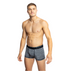 3 x Jockey Mens Microfibre Comfy Trunks Black Marle Underwear