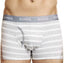 4 x Mens Bonds Striped Guyfront Trunks Underwear White/Grey Mzuqi