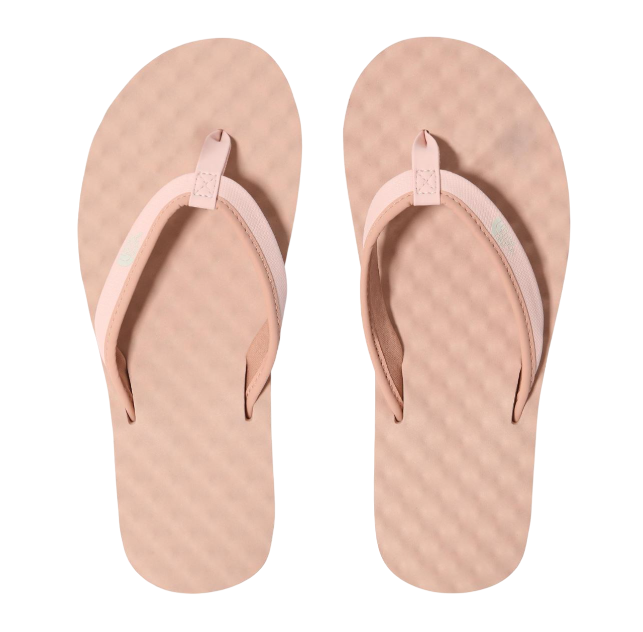 Women The North Face Base Camp Mini Ii Flip-Flops Crème Pink Thongs