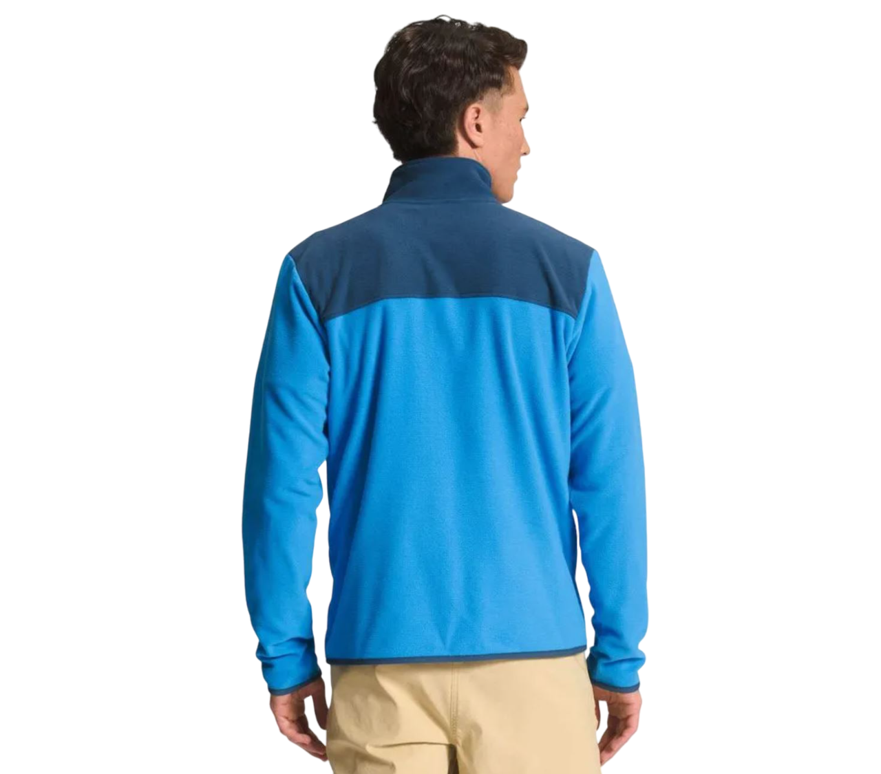 Mens The North Face Tka Glacier Full Zip Shady Blue Jacket