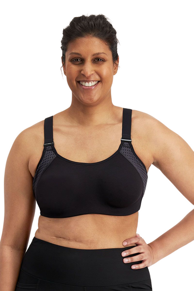 2 x Berlei Bra Womens Proelite Non-Contour Crop Black