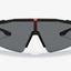 Mens Prada Linea Rossa Sunglasses Ps 03Xs Black Rubber Polarized Sunnies