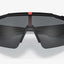 Mens Prada Linea Rossa Sunglasses Ps 03Xs Black Rubber Polarized Sunnies