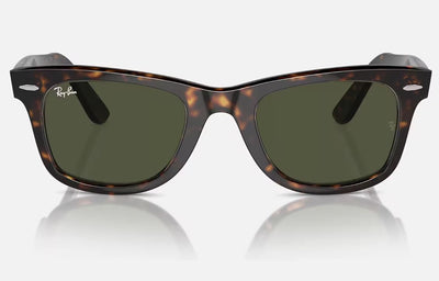 Unisex Ray Ban Sunglasses Rb2140 Original Wayfarer Classic Tortoise/Green - L